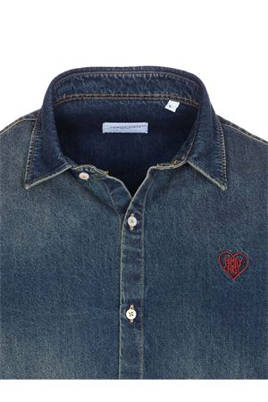 Camicia denim in cotone blu FAMILY FIRST | SHS2504LIGHTBLUE